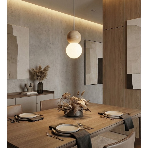 Lampa wisząca LOOP 1 WHITE - Emibig