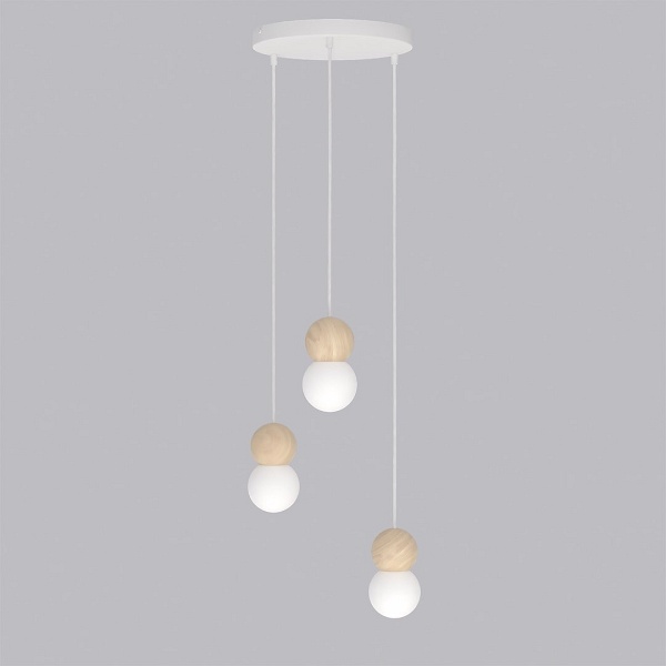 Lampa wisząca LOOP 3 WHITE - Emibig