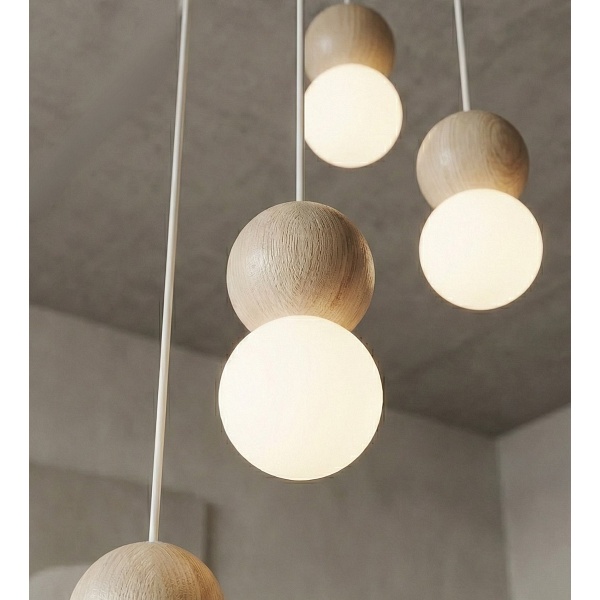 Lampa wisząca LOOP 4 WHITE - Emibig