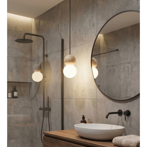 Lampa wisząca LOOP 1 BLACK - Emibig