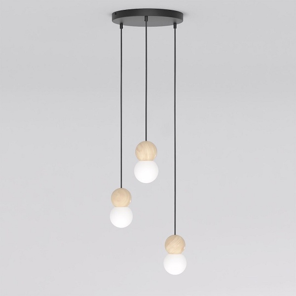 Lampa wisząca LOOP 3 BLACK - Emibig
