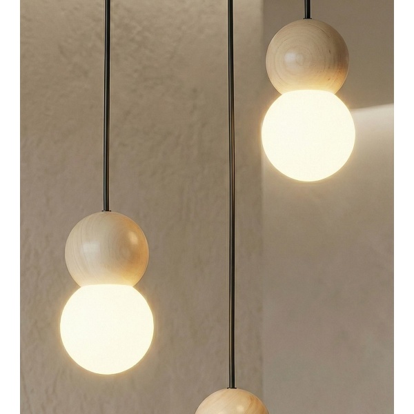 Lampa wisząca LOOP 3 BLACK - Emibig