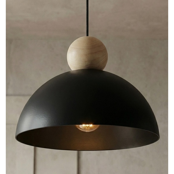 Lampa wisząca KAKI 1M BLACK - Emibig