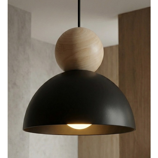 Lampa wisząca KAKI 3PREM BLACK - Emibig