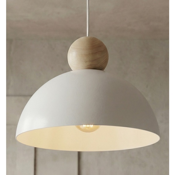 Lampa wisząca KAKI 1M WHITE - Emibig
