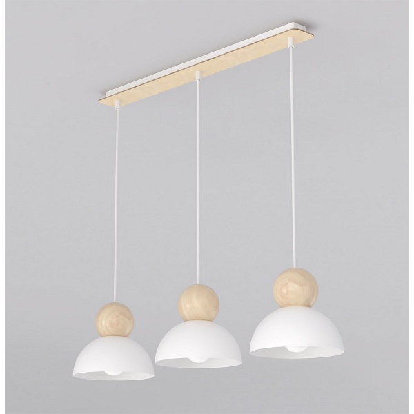Lampa wisząca KAKI 3 WHITE - Emibig