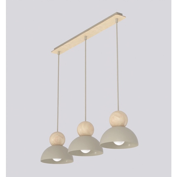 Lampa wisząca KAKI 3 MOKKA - Emibig