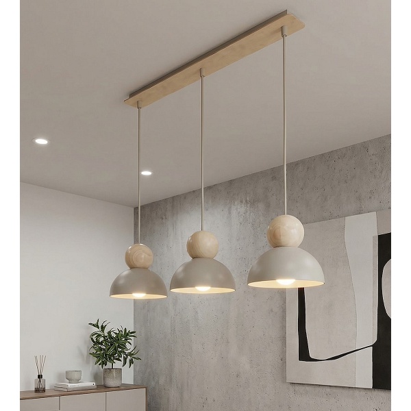 Lampa wisząca KAKI 3 MOKKA - Emibig