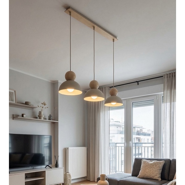 Lampa wisząca KAKI 3 MOKKA - Emibig