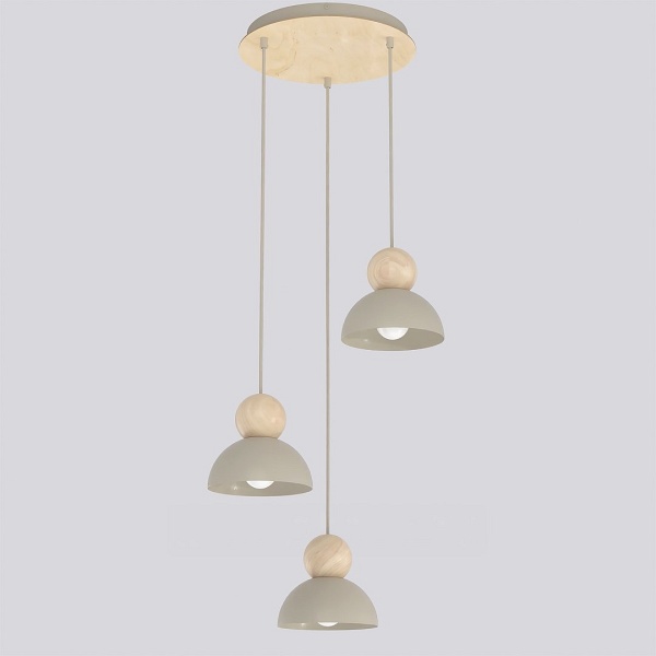Lampa wisząca KAKI 3PREM MOKKA - Emibig