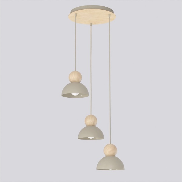 Lampa wisząca KAKI 3PREM MOKKA - Emibig