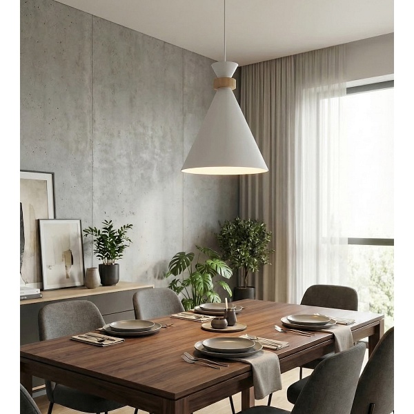 Lampa wisząca ZERO 1 WHITE - Emibig