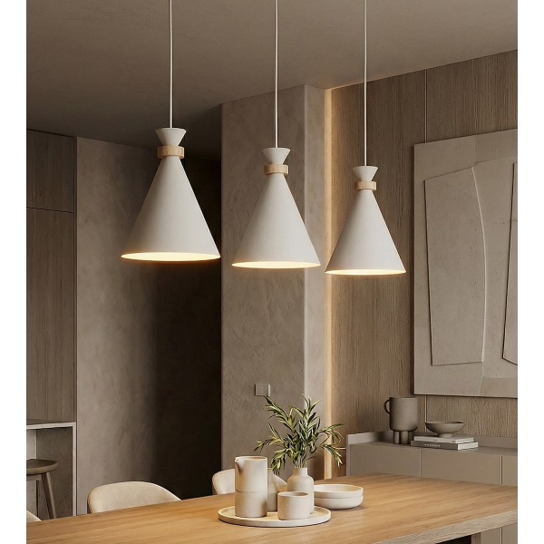 Lampa wisząca ZERO 3 WHITE - Emibig