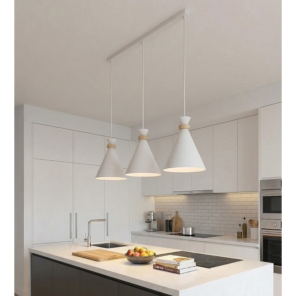 Lampa wisząca ZERO 3 WHITE - Emibig