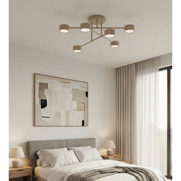 Lampa sufitowa HALO 6 MOKKA - Emibig