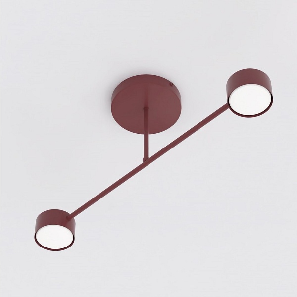 Lampa sufitowa HALO 2 BURGUNDY - Emibig