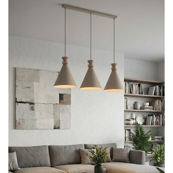 Lampa wisząca ZERO 3 MOKKA - Emibig