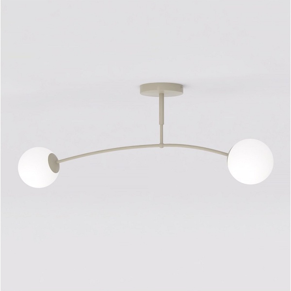 Lampa sufitowa PREGOS 2 MOKKA OPAL - Emibig