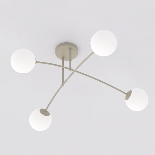 Lampa sufitowa PREGOS 4 MOKKA OPAL - Emibig
