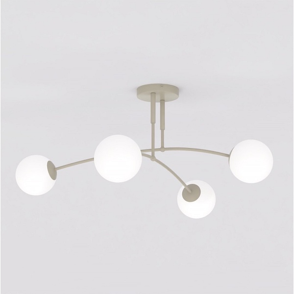 Lampa sufitowa PREGOS 4 MOKKA OPAL - Emibig