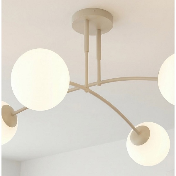 Lampa sufitowa PREGOS 4 MOKKA OPAL - Emibig