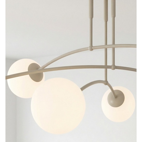 Lampa sufitowa PREGOS 6 MOKKA OPAL - Emibig