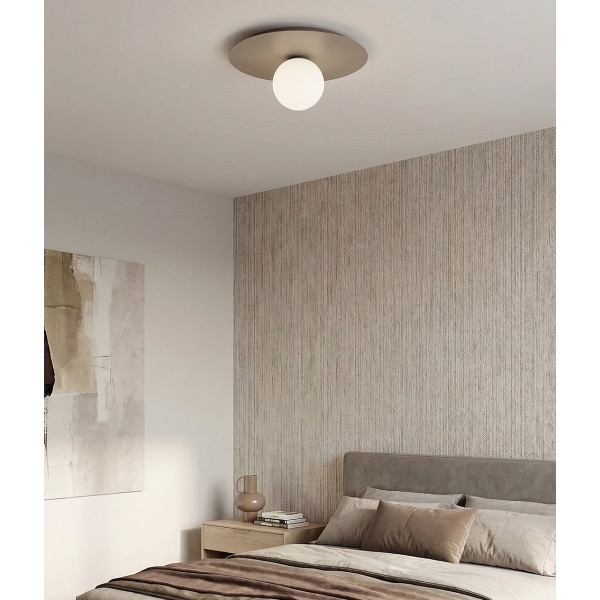 Lampa sufitowa SOLAR 1 MOKKA OPAL - Emibig