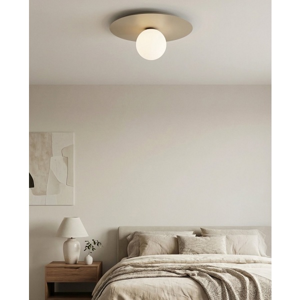 Lampa sufitowa SOLAR 1 MOKKA OPAL - Emibig