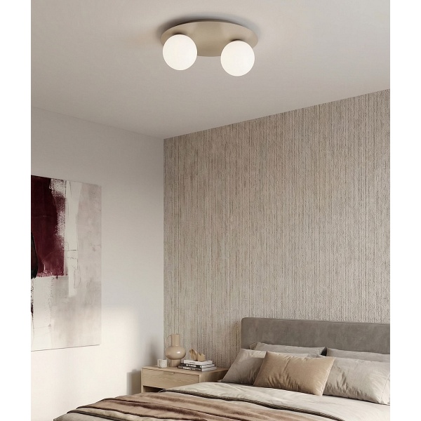 Lampa sufitowa SOLAR 2 MOKKA OPAL - Emibig