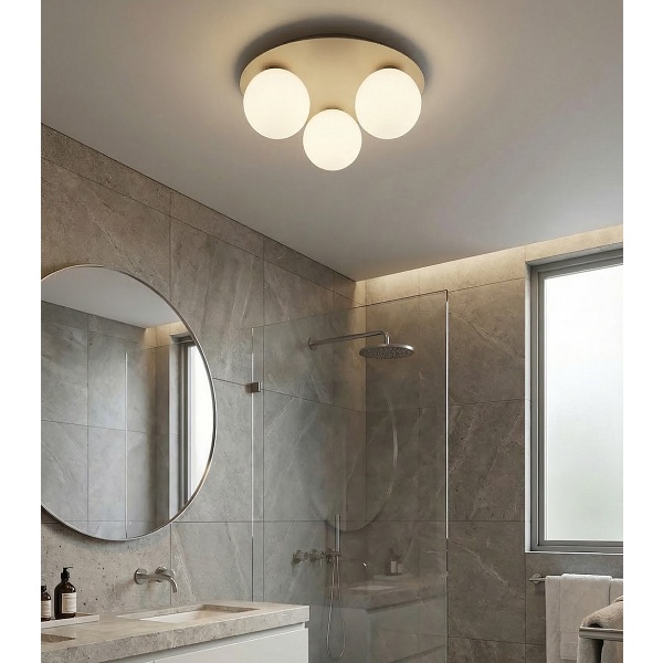 Lampa sufitowa SOLAR 3 MOKKA OPAL - Emibig
