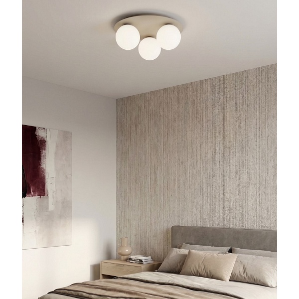 Lampa sufitowa SOLAR 3 MOKKA OPAL - Emibig