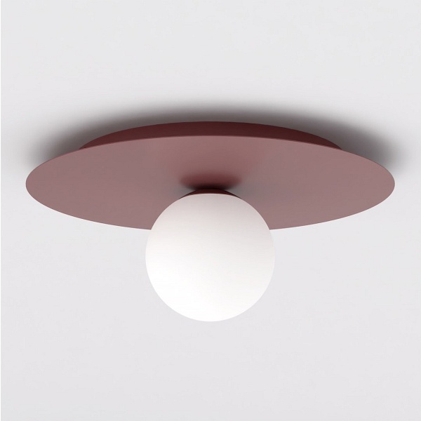 Lampa sufitowa SOLAR 1 BURGUNDY OPAL - Emibig