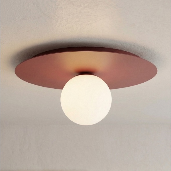 Lampa sufitowa SOLAR 1 BURGUNDY OPAL - Emibig
