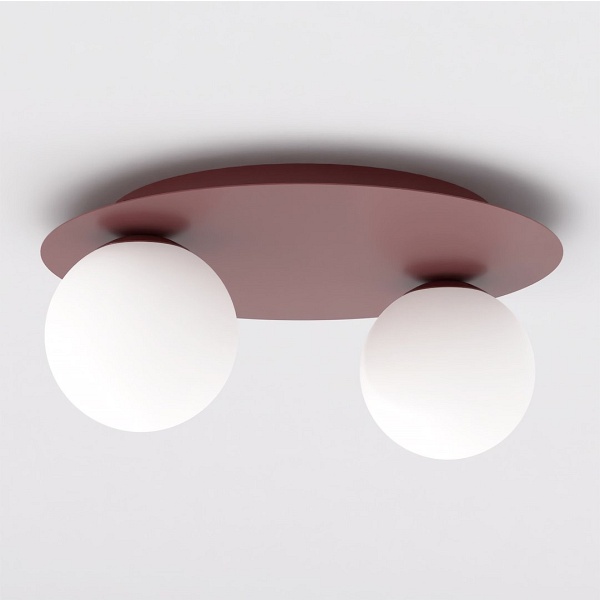 Lampa sufitowa SOLAR 2 BURGUNDY OPAL - Emibig