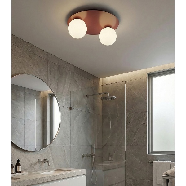 Lampa sufitowa SOLAR 2 BURGUNDY OPAL - Emibig