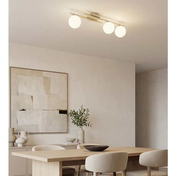 Lampa sufitowa KAIRO 3 MOKKA OPAL - Emibig