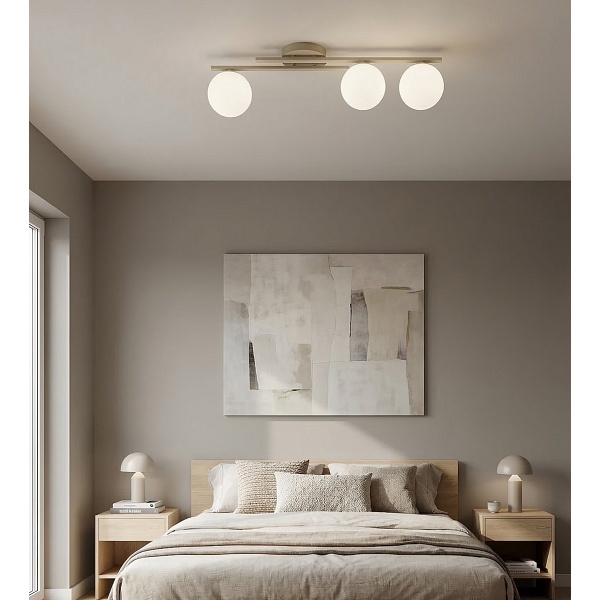 Lampa sufitowa KAIRO 3 MOKKA OPAL - Emibig