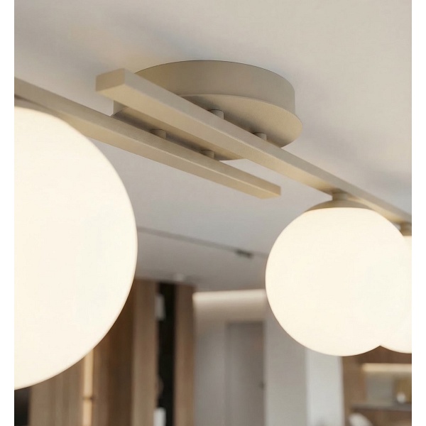 Lampa sufitowa KAIRO 3 MOKKA OPAL - Emibig