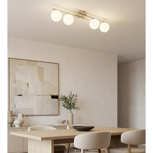 Lampa sufitowa KAIRO 4 MOKKA OPAL - Emibig