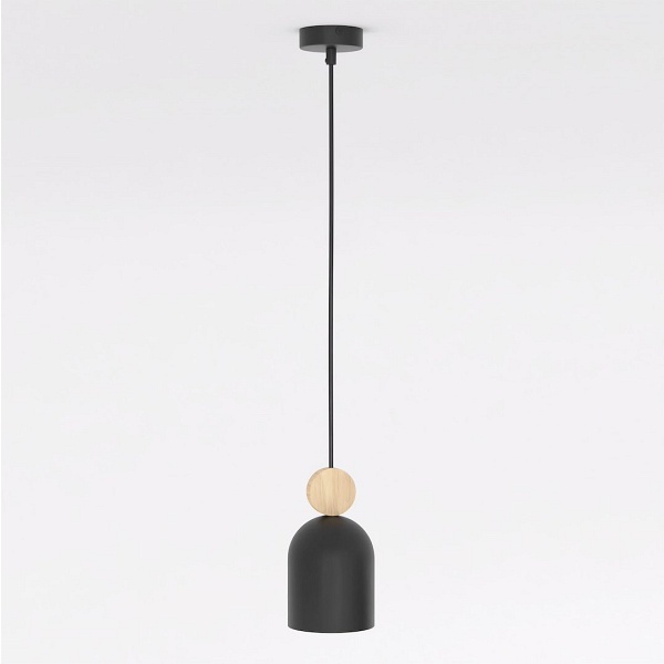Lampa wisząca MESI 1 BLACK - Emibig