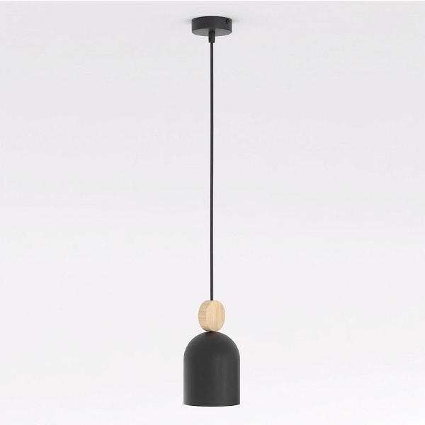 Lampa wisząca MESI 1 BLACK - Emibig