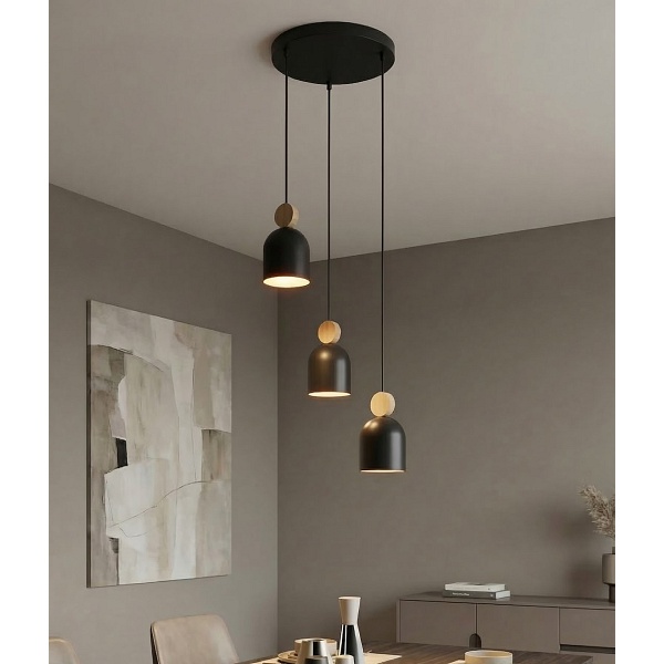 Lampa wisząca MESI 3 BL PREM - Emibig