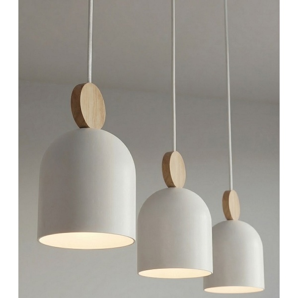 Lampa wisząca MESI 3 WHITE - Emibig