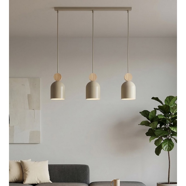 Lampa wisząca MESI 3 MOKKA - Emibig