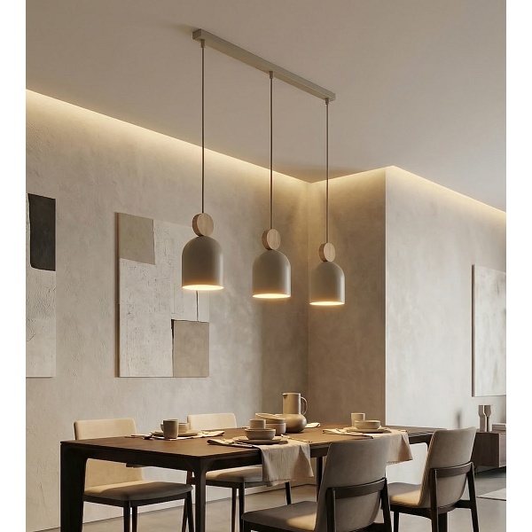 Lampa wisząca MESI 3 MOKKA - Emibig