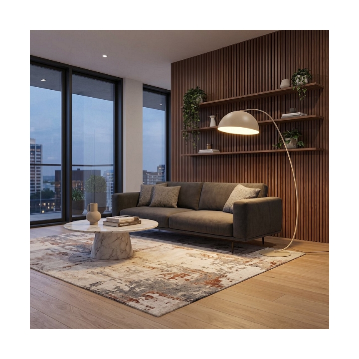 Lampa podłogowa ARCOS LP1 MOKKA - Emibig