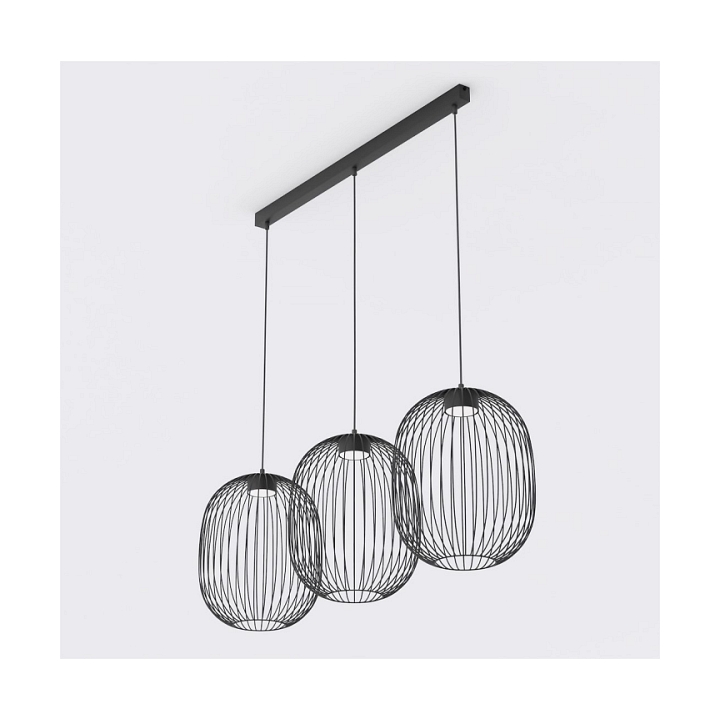 Lampa wisząca MANTRA 3 BLACK - Emibig