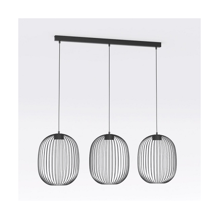 Lampa wisząca MANTRA 3 BLACK - Emibig