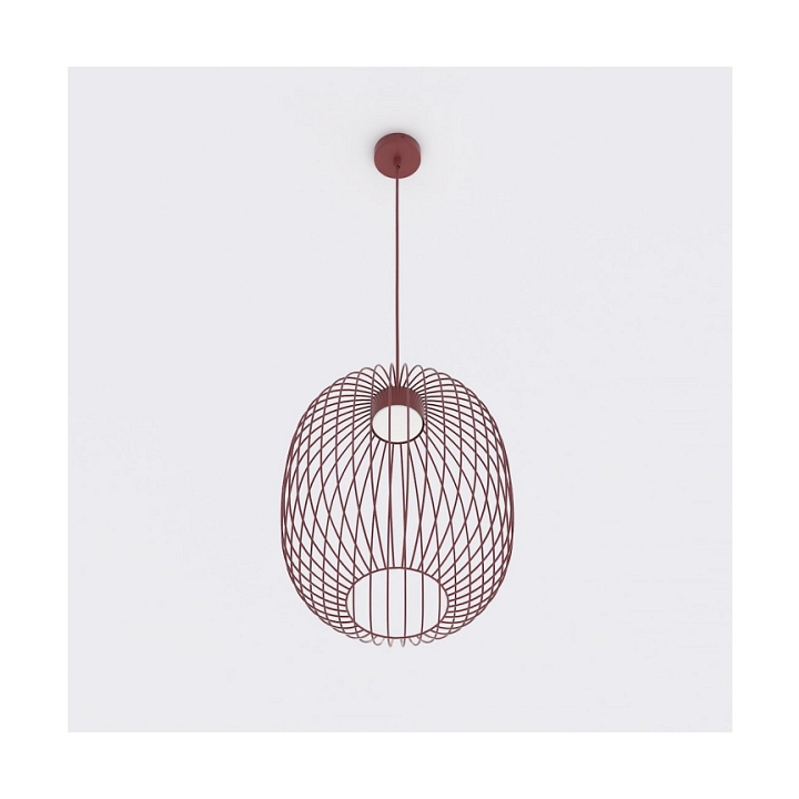 Lampa wisząca MANTRA 1 BURGUNDY - Emibig