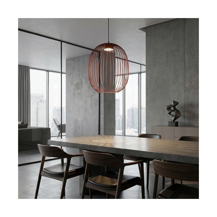 Lampa wisząca MANTRA 1 BURGUNDY - Emibig